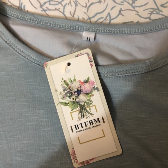 BTFBM Womens Long Sleeve Fall Winter Dresses  (M) New with Tags - Picture 6 of 10